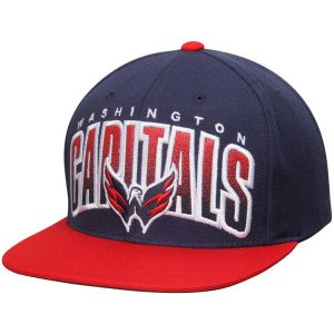 Washington Capitals Mitchell & Ness Double Bonus Snapback Adjustable Hat