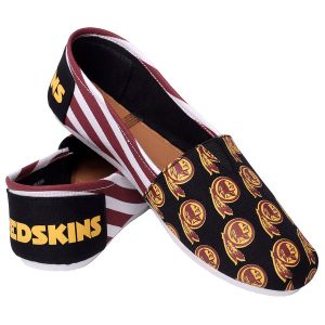 Women’s Washington Redskins Canvas Stripe Shoes