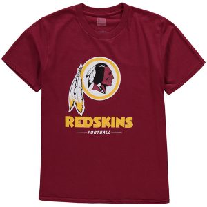 Youth Washington Redskins NFL Pro Line Burgundy Team Lockup T-Shirt