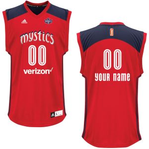 Washington Mystics adidas Red Customized Replica Road Jersey