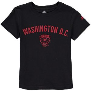 Youth D.C. United adidas Black City Worn Slub T-Shirt
